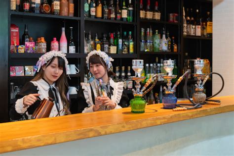 水煙館ルピナス|かわいいメイド姿の店員さんとシーシャが楽しめるお。